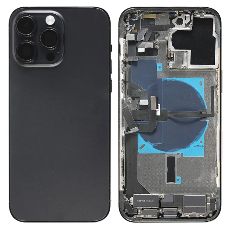 For iPhone 14 Pro Max Battery Back Cover Assembly, Version:US Version(Black)