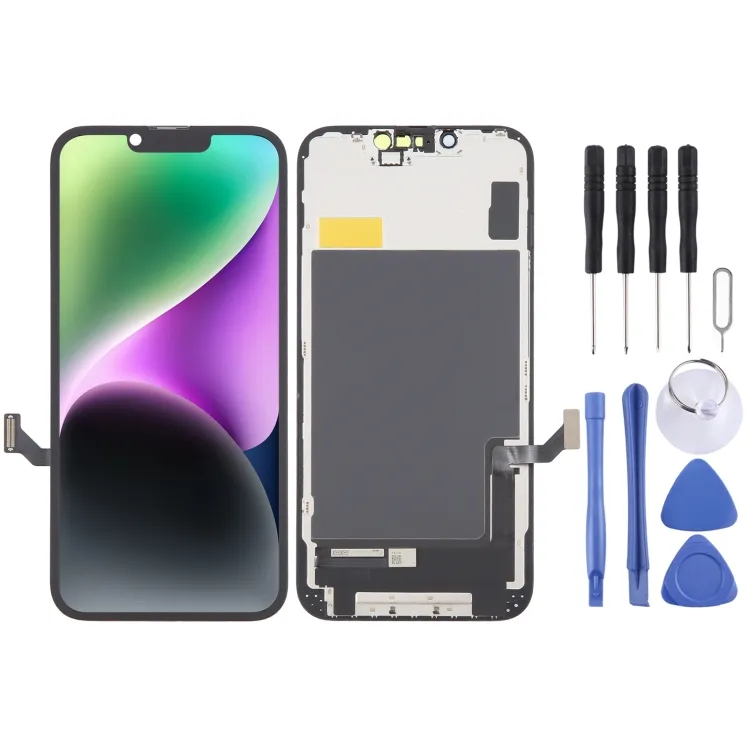 For iPhone 14 ZY incell HD 1:1 LCD Screen, Remove IC Need Professional Repair