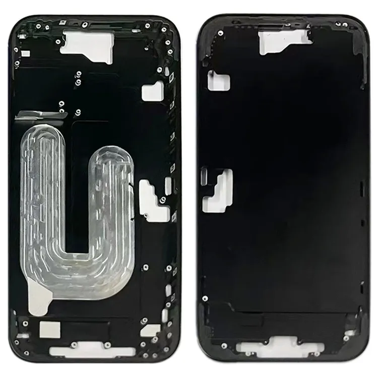 For iPhone 16 Plus Middle Frame Bezel Plate (Black)