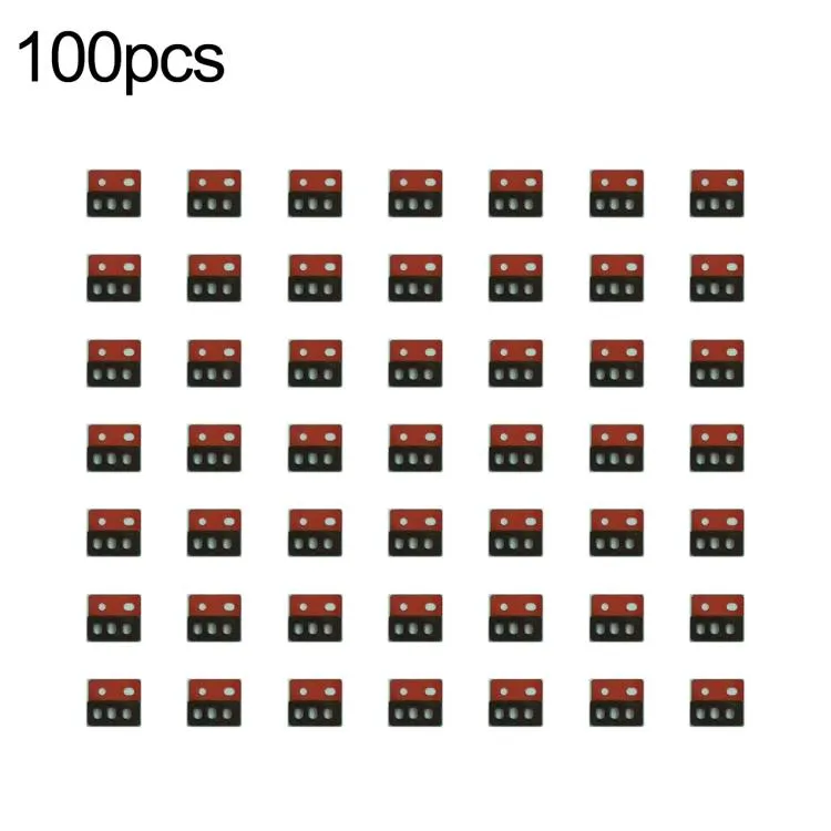 For iPhone 16 Pro 100 in 1 Bottom Microphone Adhesive Gaske Set