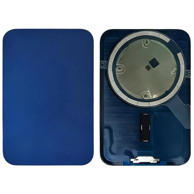 For iPhone 17 Pro Max Glass Battery Back Cover with MagSafe Magnet (Blue)