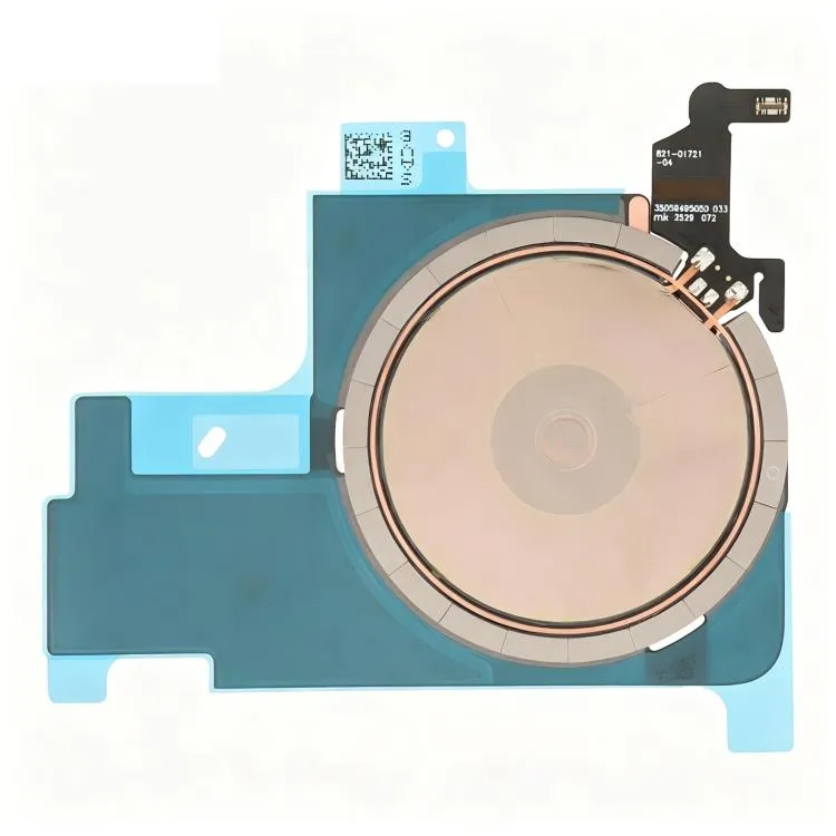 For iPhone 17 Pro Original NFC Wireless Charging Module with Flashlight Flex Cable