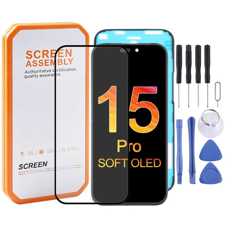HXL Soft OLED Screen For iPhone 15 Pro