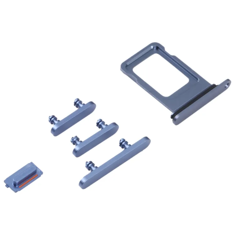 SIM Card Tray + SIM Card Tray + Side Keys for iPhone 14 (Blue)