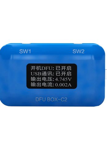 JC DFU BOX-C2 For Restoring Rebooting IOS Restore Reboot Instantly SN/ECID/MODEL Information Reading USB Current/voltage Display