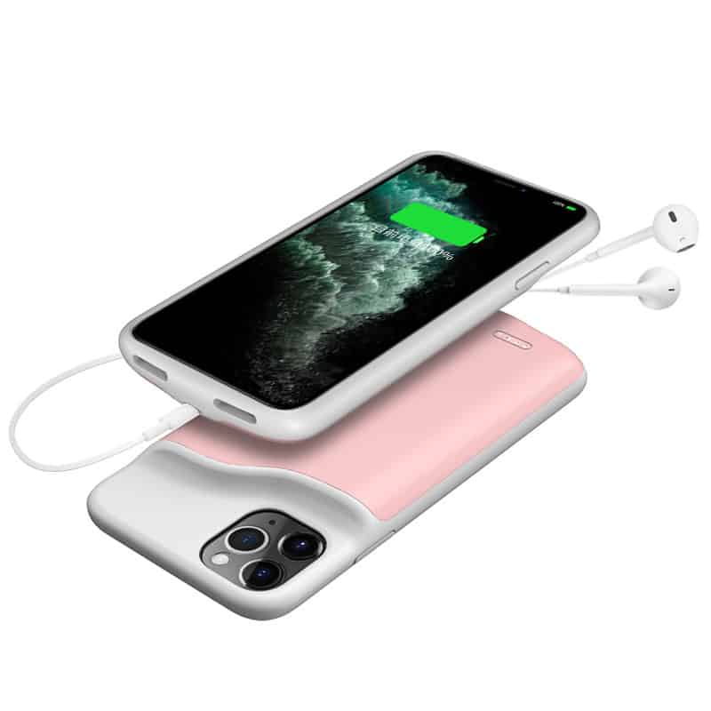 5500mAh Slim Extended Charging Case for iPhone 11 series Rechargeable Portable Power Bank Charger Case