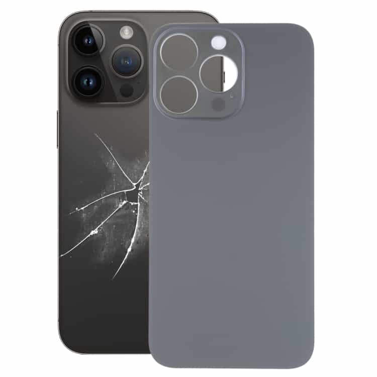 Easy Replacement Big Camera Hole Glass Back Battery Cover for iPhone 14 Pro