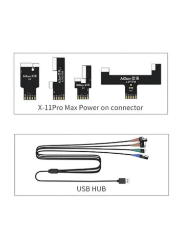 JC-ID AIXUN P2408S Power Supply Test Cable For iPhone 6-14 Pro Max